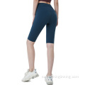 Yoga-shorts för knälängdstrumpor för kvinnor